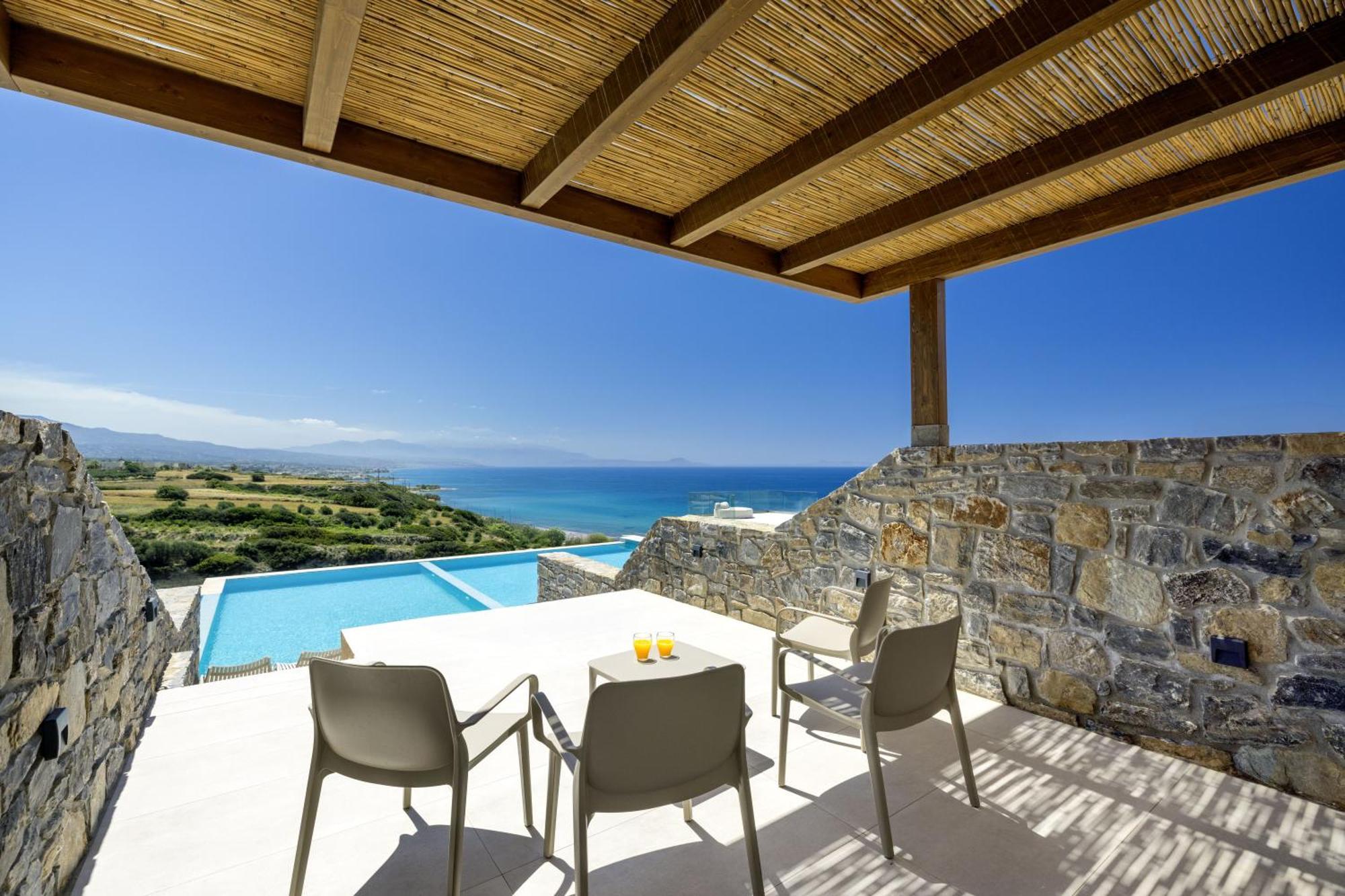 Dedalos Touch Boutique Hotel Skaleta Bagian luar foto