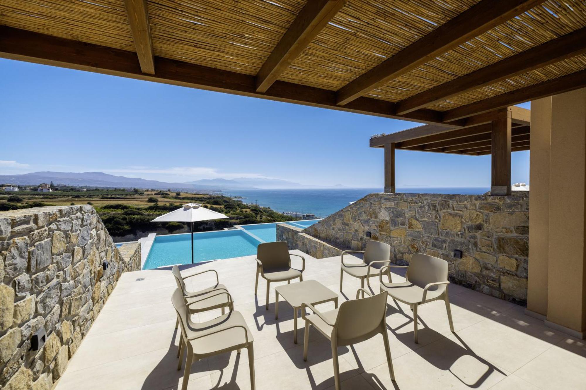Dedalos Touch Boutique Hotel Skaleta Bagian luar foto