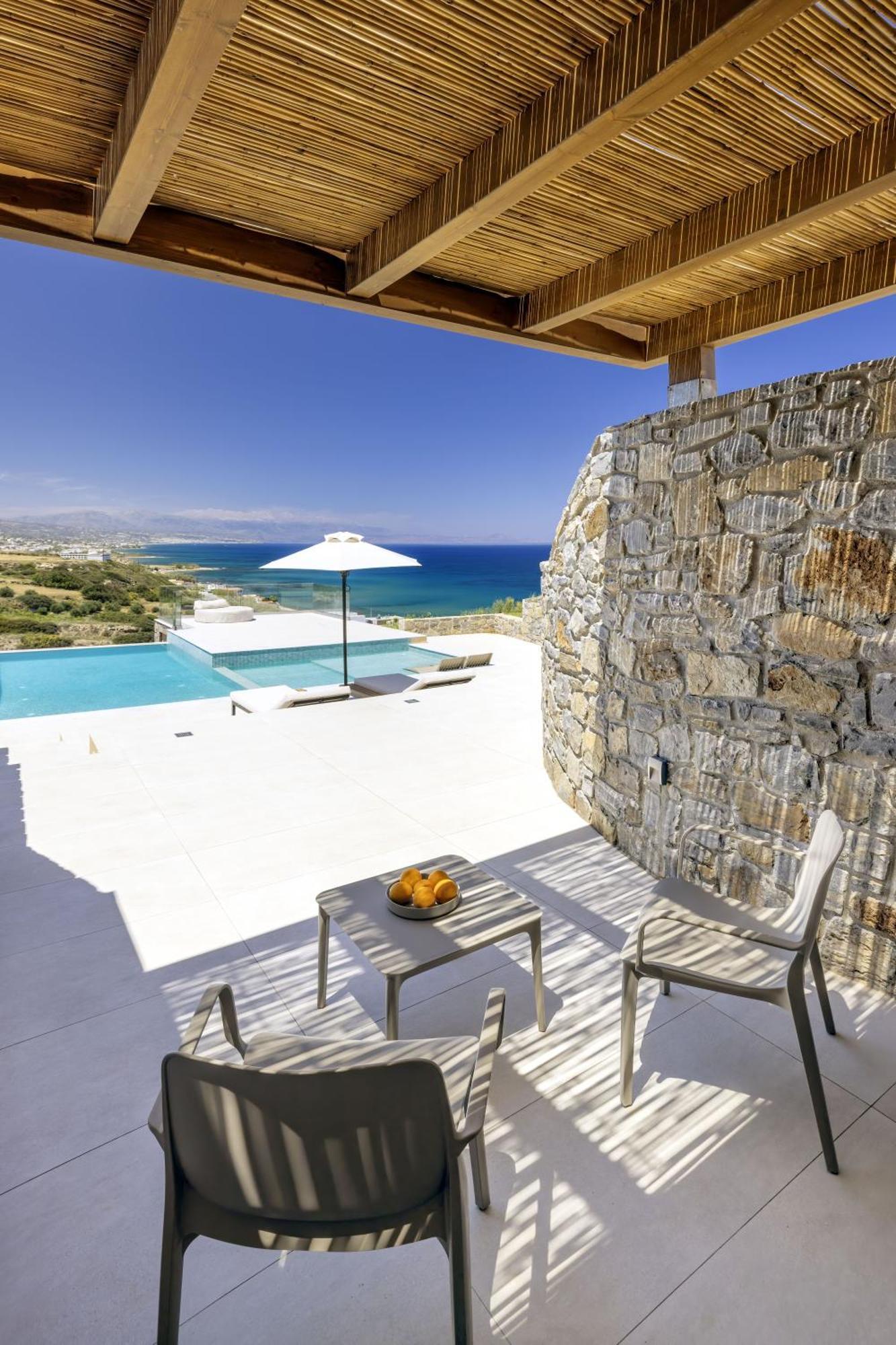 Dedalos Touch Boutique Hotel Skaleta Bagian luar foto